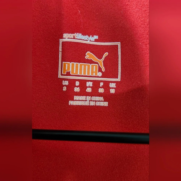 PUMA Women's 1/4 Zip‎ Jacket Size Small Coral Dry Cell Pullover Workout Train - Picture 7 of 9